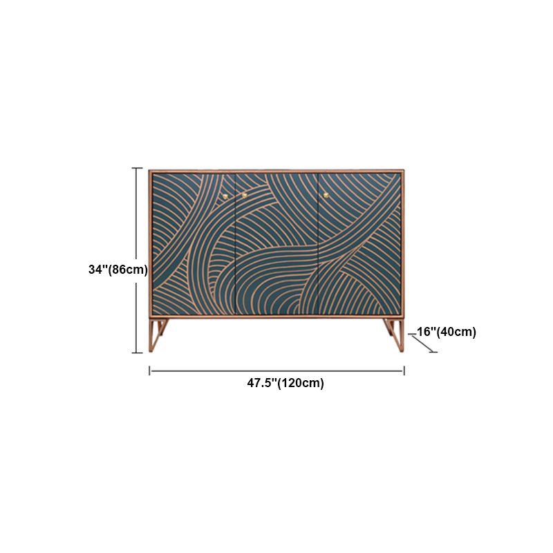 Sala da pranzo glam buffet server server legno buffet server con archiviazione