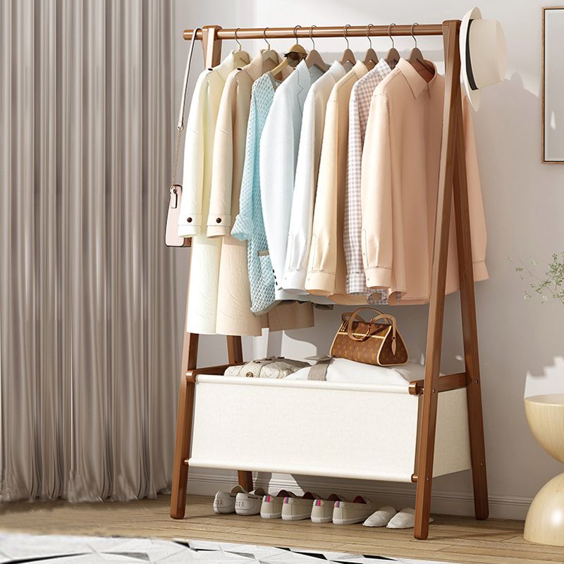 Solid Wooden Coat Rack Shelf Storage and Hanging Rail Coat Hanger Clearhalo 'Entry & Mudroom Furniture' 'furn' 'furn_hall_tree_coat_racks' 'Furniture' 'Hall Trees & Coat Racks' 'hall_tree_coat_racks' 1200x1200_70eab00e-de4d-4a89-8f1f-3e86500c9fa0