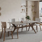 Tavolo da pranzo moderno rettangolare Tavolo da pranzo in pietra sinterizzata per sala da pranzo