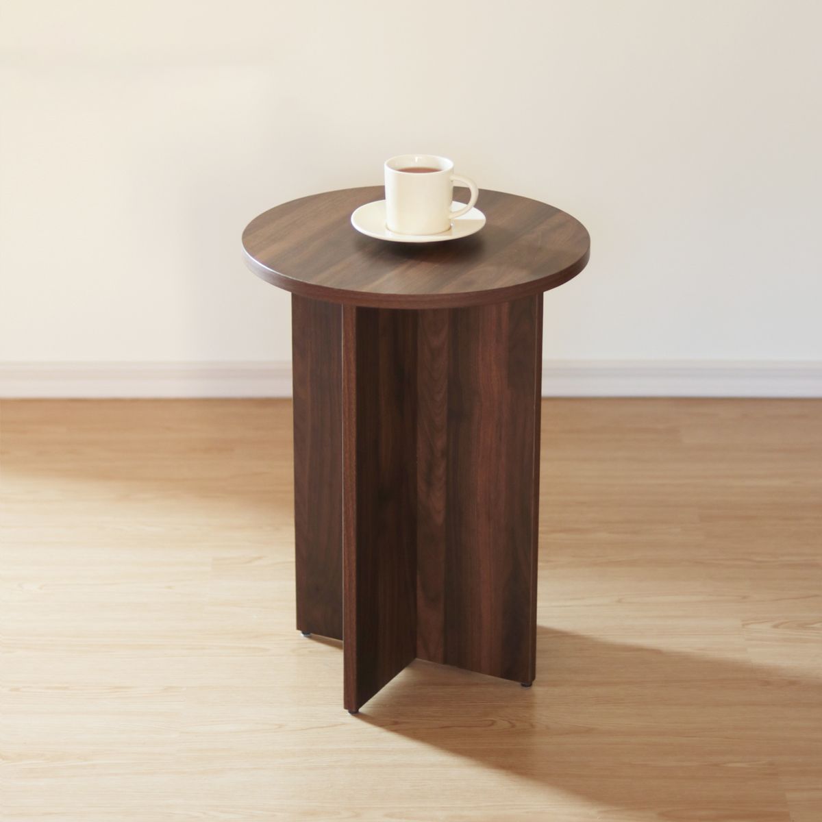 Mesa de acento escandinavo de 15.75 pulgadas de ancho mesa de acento de madera