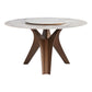 Nordic Sintered Stone Table Set of 5/7 with Rotatable Round Table Dining Set with Leather Chairs Clearhalo 'Dining Room Sets' 'Dining Tables & Seating' 'dining_room_set' 'furn' 'furn_dining_room_set' 'Furniture' 'furniture_dining_room_set' 'Kitchen & Dining Furniture' 'kitchen&dining_furn' 'kitchen' 1200x1200_70ecbacd-6de4-432c-80b4-6fdef8f67080
