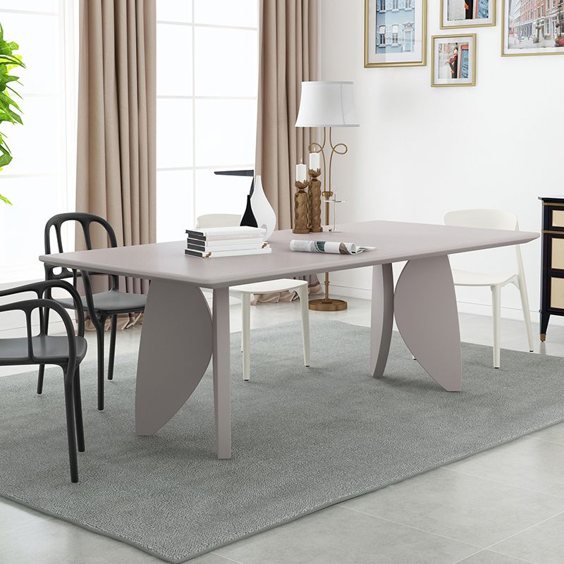 Modern Solid Wood Table for Restaurant Rectangle Dining Table with 4 Legs Clearhalo ' dining_table' 'Dining Tables & Seating' 'Dining Tables' 'furn' 'furn_dining_table' 'Furniture' 'furniture_dining_table' 'Kitchen & Dining Furniture' 'kitchen&dining_furn' 'kitchen' 'kitchen_dining_table' 1200x1200_70ed0e2e-3792-4d0e-a037-fc97064fcf5f