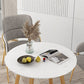 Glam Round Dinette Set 1/4/5 Pieces Marble Dining Table Sets Clearhalo 'Dining Room Sets' 'Dining Tables & Seating' 'dining_room_set' 'furn' 'furn_dining_room_set' 'Furniture' 'Kitchen & Dining Furniture' 1200x1200_70eda645-6755-4dbd-b8ba-9208a6a540ae