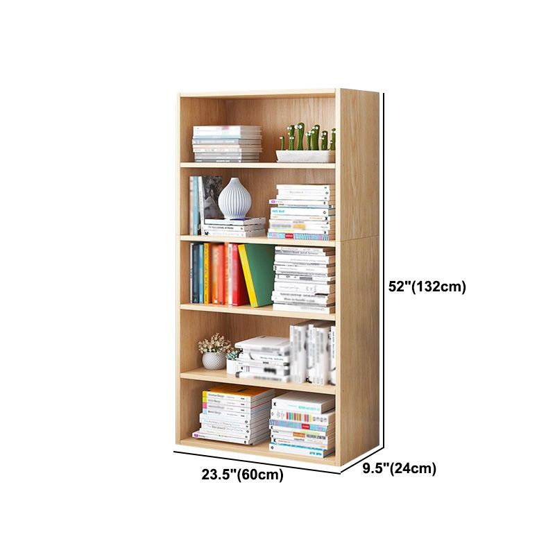 Manufactured Wood Standard Bookshelf Scandinavian Vertical Closed Back Bookshelf Clearhalo 'Bookcases' 'Furniture' 'furniture_bookcases' 'kitchen' 'kitchen_bookcases' 'Living Room Furniture' 'Office Furniture' 1200x1200_70f076c7-0b62-4dee-9fad-717ddac2a319