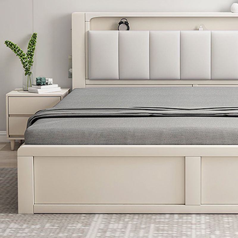 Modern & Contemporary Standard Bed Solid Wood Bed Frame with Headboard Clearhalo 'Bedroom Furniture' 'Beds' 'furn' 'furn_beds' 'Furniture' 1200x1200_70f18c39-8633-4820-99ae-d65d2918bf6d