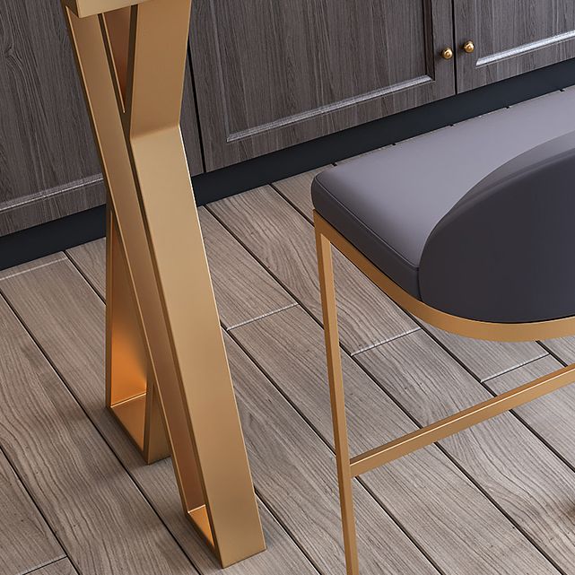 Juego de mesa de bar rectangular moderno, juego de mesa de bar de granito blanco de 1/3/5 piezas