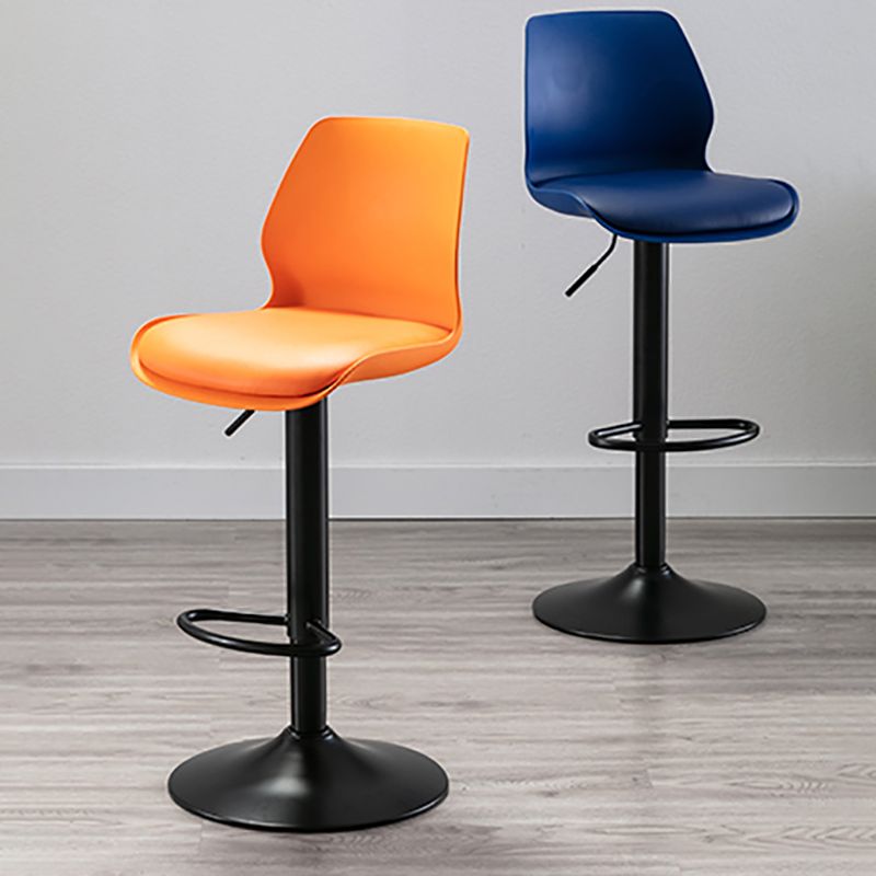 Height Adjustable Leather Barstool Industrial Counter Stool with Backrest Clearhalo 'Bar Furniture' 'Bar Stools' 'bar_stools' 'furn' 'furn_bar_stools' 'furniture_bar_stools' 'Kitchen & Dining Furniture' 'kitchen&dining_furn' 'kitchen' 'kitchen_furn' Furniture' 1200x1200_70f4213d-6d5a-49d7-b60d-7e4c0e03e55c