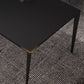 Black Stone Dining Table Contemporary Dining Table with 4 Legs Clearhalo 'Dining Tables & Seating' 'Dining Tables' 'dining_table' 'furn' 'furn_dining_table' 'Furniture' 'furniture_dining_table' 'Kitchen & Dining Furniture' 'kitchen' 'kitchen_dining_table' 1200x1200_70f500c4-2349-4b78-a626-8c0256c63791