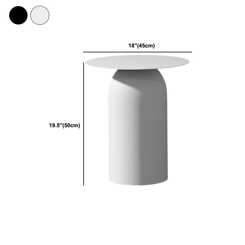 Mid-Century Modern Metal Coffee Table Round 1/2 Cocktail Table Clearhalo 'Coffee & Accent Tables' 'Coffee Tables' 'coffee_tables' 'furn' 'furn_coffee_tables' 'Furniture' 'Living Room Furniture' 1200x1200_70f5229e-bd3e-4e90-853b-8d16300b41f6