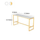 Coffee Shop Trestle Cocktail Bar Table Contemporary Footrest Pub Height Dining Table