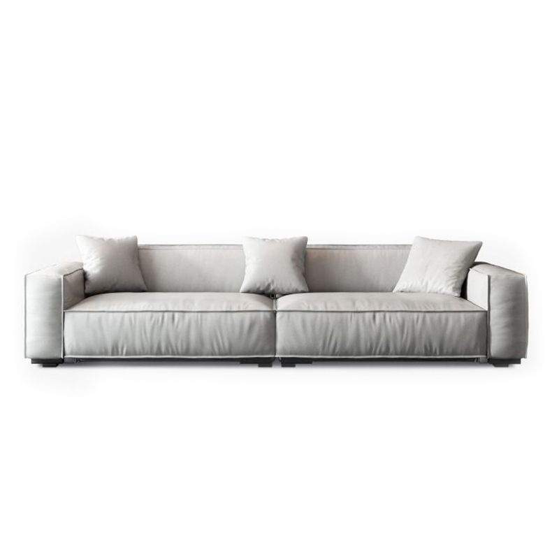 Modern Living Room Faux Leather Couch Square Arm Standard Cushions Sofa Clearhalo 'furn' 'furn_sofas' 'Furniture' 'furniture_sofas' 'Living Room Furniture' 'Sofa' 'sofas' 1200x1200_70f88ed0-d2c7-4737-972e-a3723954d37c