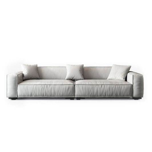 Modern Living Room Faux Leather Couch Square Arm Standard Cushions Sofa Clearhalo 'furn' 'furn_sofas' 'Furniture' 'furniture_sofas' 'Living Room Furniture' 'Sofa' 'sofas' 1200x1200_70f88ed0-d2c7-4737-972e-a3723954d37c