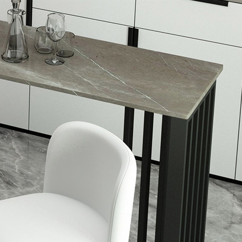 Industrial 1/2/4 Pieces Table and Stool Set Rectangle Indoor Stone Counter Height Set Clearhalo 'Bar Furniture' 'furn' 'furn_home_bar_bar_sets' 'Furniture' 'Home Bars & Bar Sets' 'home_bar_bar_sets' 'Kitchen & Dining Furniture' 1200x1200_70f957ba-95af-4f14-803b-b8051efab6cb