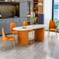 Contemporary Oval Dining Table Sintered Stone Dining Table with Double Pedestal Clearhalo ' dining_table' 'Dining Tables & Seating' 'Dining Tables' 'furn' 'furn_dining_table' 'Furniture' 'furniture_dining_table' 'Kitchen & Dining Furniture' 'kitchen&dining_furn' 'kitchen' 'kitchen_dining_table' 1200x1200_70fac7a9-b52f-44c9-87fe-e8df4be74f19