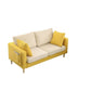 Polish Finish Sofa Square Arm Sofa Loose Back Loveseat For Apartment and Room Clearhalo 'furn' 'furn_sofas' 'Furniture' 'furniture_sofas' 'kitchen' 'kitchen_sofas' 'Living Room Furniture' 'Sofa' 'sofas' 1200x1200_70faecd5-af75-4b74-9318-79c9f38da835