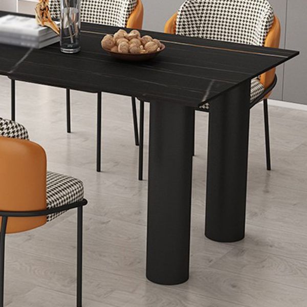 Sintered Stone Top Modern Table for Restaurant Oval Dining Table with 3 Legs Clearhalo ' dining_table' 'Dining Tables & Seating' 'Dining Tables' 'furn' 'furn_dining_table' 'Furniture' 'furniture_dining_table' 'Kitchen & Dining Furniture' 'kitchen&dining_furn' 'kitchen' 'kitchen_dining_table' 1200x1200_70fefe78-4e63-4abc-9c6e-4fcf29cac398