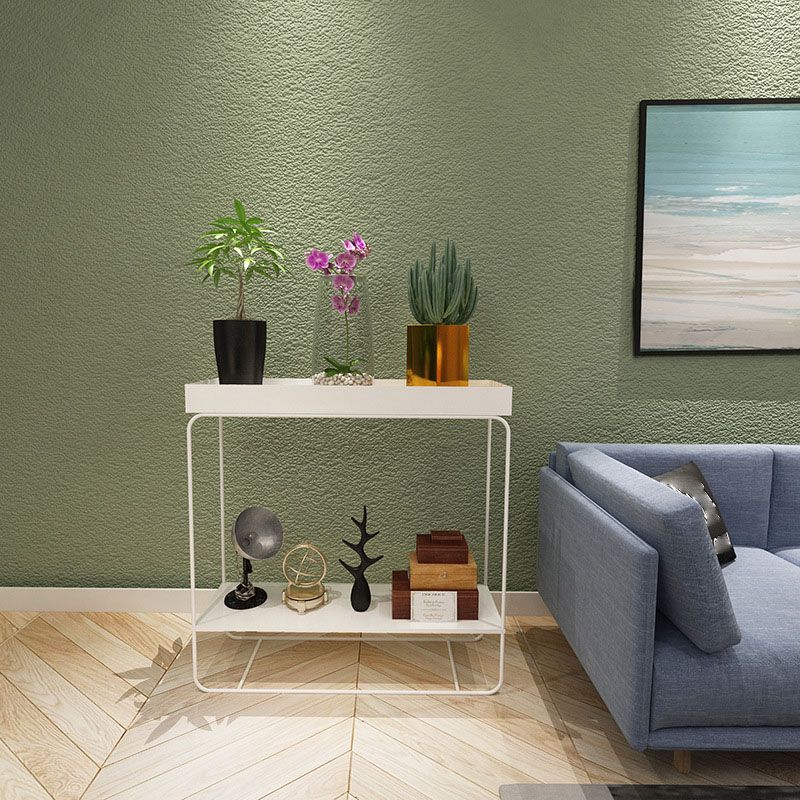 Rectangle Tray Top Side Table 31.5" Tall Iron Frame End Table with Shelf