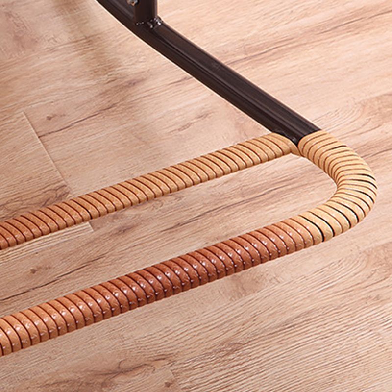 Indoor Rattan Rocking Chair Mid-Century Modern Rocking Chair Clearhalo 'Chairs & Seating' 'furn' 'furn_rocking_chairs' 'Furniture' 'Living Room Furniture' 'Rocking Chairs' 'rocking_chairs' 1200x1200_710adfca-0a48-467e-b90c-cd7658f227b3