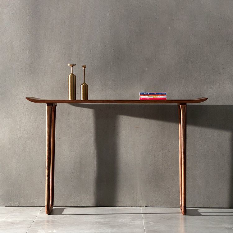 Tisch mit Kiefernmahlholz Konsole, 11,81 Zoll breit, Halle Akzent -Rechtecktisch