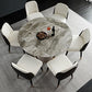 Casual Extendable Round Shape Table Sintered Stone Standard Dining Table for Kitchen Clearhalo ' dining_table' 'Dining Tables & Seating' 'Dining Tables' 'furn' 'furn_dining_table' 'Furniture' 'furniture_dining_table' 'Kitchen & Dining Furniture' 'kitchen&dining_furn' 'kitchen' 'kitchen_dining_table' 1200x1200_710d27b0-e488-4130-af22-d21b144fb784