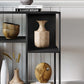 Horizontal Metal Bookcase Modern Open Back Bookshelf with Shelves Clearhalo 'Bookcases' 'furn' 'furn_bookcases' 'Furniture' 'Office Furniture' 1200x1200_710d480d-dee1-45cd-bb23-158d8cf82917