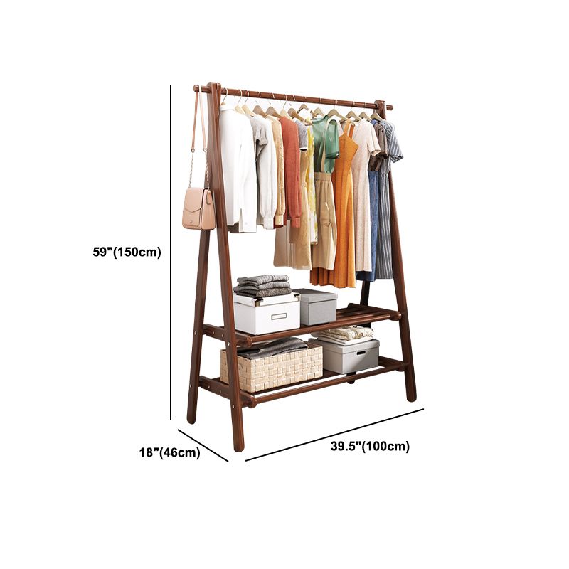 Modern Coat Rack Wooden Shelf Storage Coat Hanger in Bedroom Room Clearhalo 'Entry & Mudroom Furniture' 'furn' 'furn_hall_tree_coat_racks' 'Furniture' 'Hall Trees & Coat Racks' 'hall_tree_coat_racks' 1200x1200_710d50e1-2861-4784-aa7e-fcbe8d1a71a9