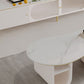 Soporte para TV Stone Media Console, soporte para TV con almacenamiento cerrado y cajones