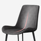 Faux Leather Upholstered Dining Chairs Modern Armless Home Side Chair