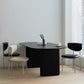 Moderne ovale eettafel massief houten eettafel voor eetkamer