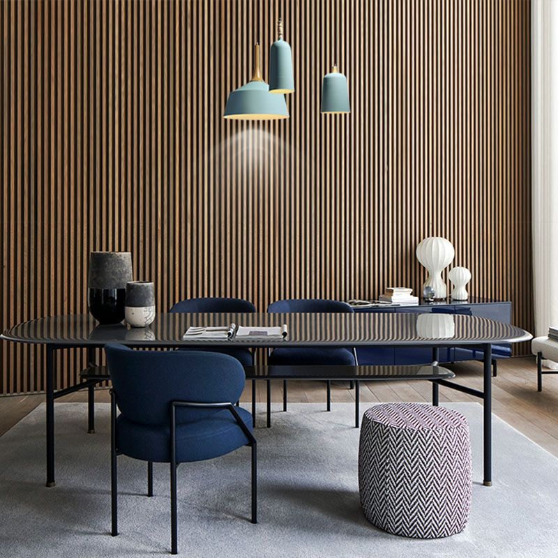 Metal Kitchen and Dining Room Chair Open Back Dining Side Chair in Black Clearhalo 'Dining Chairs' 'Dining Tables & Seating' 'dining_chair' 'furn' 'furn_dining_chair' 'Furniture' 'furniture_dining_chair' 'Kitchen & Dining Furniture' 1200x1200_710ff085-345b-4ed7-abed-ddbf0d07bd02