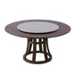 Modern Style Solid Wood Dining Table Brown Round Table with Pedestal Base Clearhalo ' dining_table' 'Dining Tables & Seating' 'Dining Tables' 'furn' 'furn_dining_table' 'Furniture' 'furniture_dining_table' 'Kitchen & Dining Furniture' 'kitchen&dining_furn' 'kitchen' 'kitchen_dining_table' 1200x1200_71174e9b-b94c-4204-af0e-4fc734bef35e