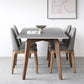 Modern Sintered Stone Top Dining Set Rectangle 1/3/4/5 Pieces Wooden Dining Room Table Set Clearhalo 'Dining Room Sets' 'Dining Tables & Seating' 'dining_room_set' 'furn' 'furn_dining_room_set' 'Furniture' 'Kitchen & Dining Furniture' 1200x1200_7117f1d9-819b-4830-94d2-9a280ff92615