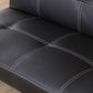 Foldable Faux Leather Pillow Top Arm Loveseat with Biscuit Back for Living Room Clearhalo 'furn' 'furn_sofas' 'Furniture' 'furniture_sofas' 'kitchen' 'kitchen_sofas' 'Living Room Furniture' 'Sofa' 'sofas' 1200x1200_711a087b-cb9a-4e70-ab5e-dc1f64a762c9