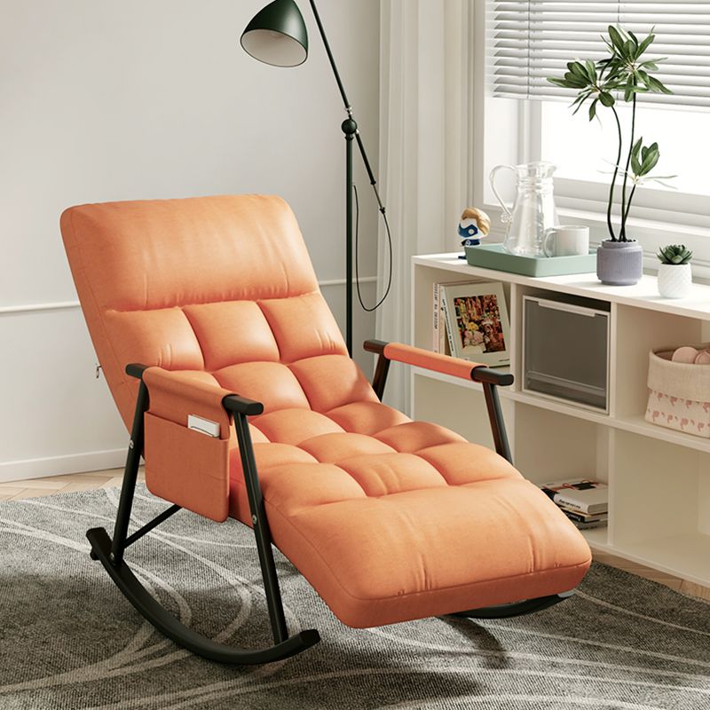 Modern Recliner Chair Upholstered Recliner Chair for Living Room Clearhalo 'Chairs & Seating' 'furn' 'furn_rocking_chairs' 'Furniture' 'Living Room Furniture' 'Rocking Chairs' 'rocking_chairs' 1200x1200_711bbc24-bf06-430b-a35c-e85174df0e91