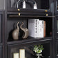 Glam Style Standard Bookshelf Solid Wood Shelf Bookcase with Doors Clearhalo 'Bookcases' 'furn' 'furn_bookcases' 'Furniture' 'furniture_bookcases' 'kitchen' 'kitchen_bookcases' 'Living Room Furniture' 'Office Furniture' 1200x1200_711c4dd2-54d0-40e5-9c68-4bc3278fe5b4