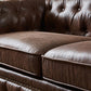28.3" Mid Century Modern Faux Leather Rolled Arm Chesterfield Back Sofa with Nailhead Clearhalo 'furn' 'furn_sofas' 'Furniture' 'furniture_sofas' 'Living Room Furniture' 'Sofa' 'sofas' 1200x1200_711e1402-6593-4ccd-ac79-9f425ea062f8
