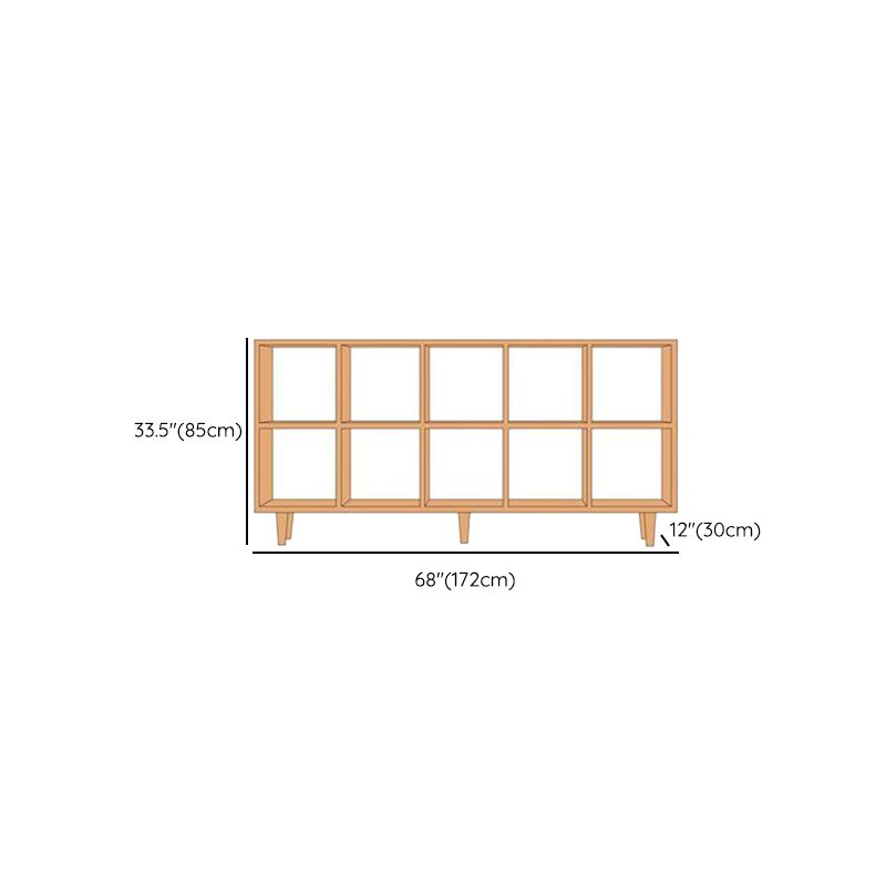 Eigentijdse open back boekenplank houten boekenkast met planken