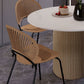 Simple Round Top Dining Table Solid Wood Base Dining Table for Living Room Clearhalo 'Dining Tables & Seating' 'Dining Tables' 'dining_table' 'furn' 'furn_dining_table' 'Furniture' 'furniture_dining_table' 'Kitchen & Dining Furniture' 'kitchen' 'kitchen_dining_table' 1200x1200_7123215f-9a72-4d05-81ca-689cf9b1a94d