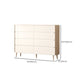 Cofensador de cofres de almacenamiento de madera cofre de almacenamiento moderno con 8 cajones