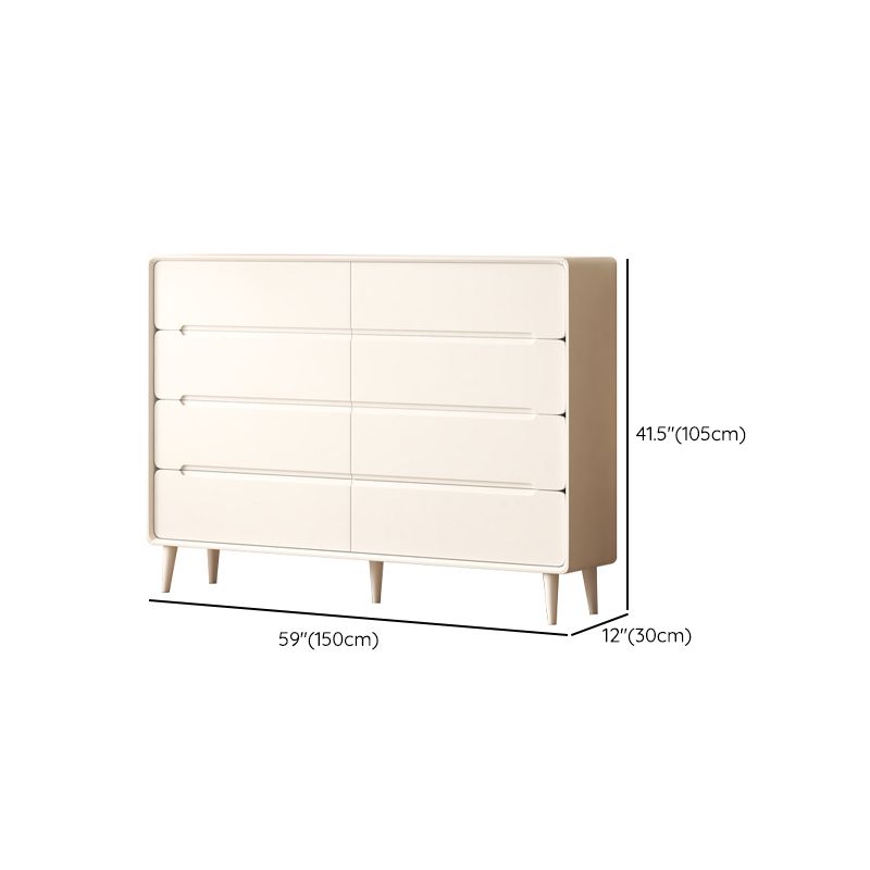 Cofensador de cofres de almacenamiento de madera cofre de almacenamiento moderno con 8 cajones