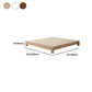 Platform Bed Frame in Solid Wood with 4 Legs Platform Bed for Bedroom