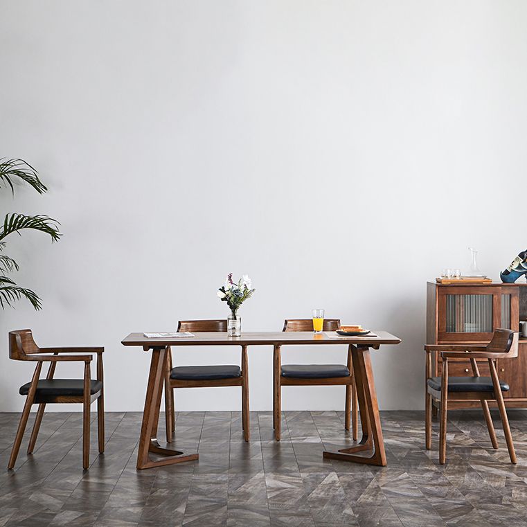 Rectangle Double Pedestal Home Furniture Pine Solid Wood Dining Room Collection Clearhalo ' dining_table' 'Dining Tables & Seating' 'Dining Tables' 'furn' 'furn_dining_table' 'Furniture' 'furniture_dining_table' 'Kitchen & Dining Furniture' 'kitchen&dining_furn' 'kitchen' 'kitchen_dining_table' 1200x1200_712ec872-ec5a-4352-91bf-3f7ec8abe9a0