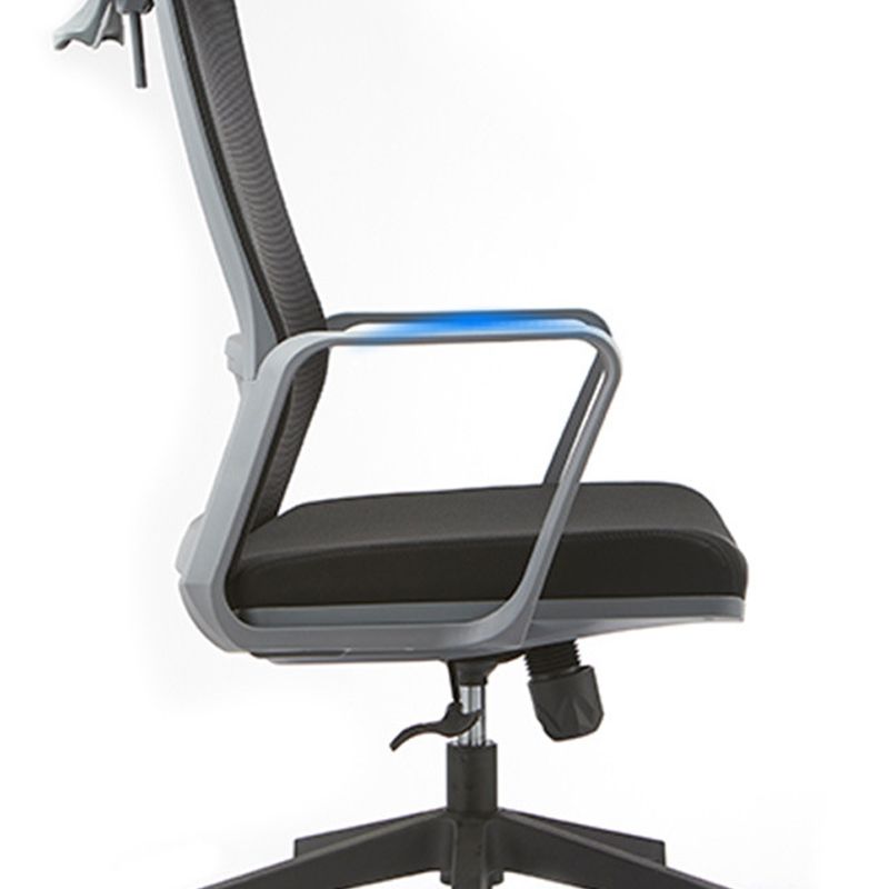 Modern Slide Chair Fixed Arms Adjustable Seat Height Desk Chair with Wheels Clearhalo 'furn' 'furn_office_chair' 'Furniture' 'Office Chairs' 'Office Furniture' 'office_chair' 1200x1200_712fe415-103b-4325-842c-aa0602db634e