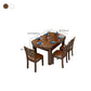 Modern Round Dining Table Solid Wood Drop-Leaf Dining Table for Dining Room Clearhalo 'Dining Tables & Seating' 'Dining Tables' 'dining_table' 'furn' 'furn_dining_table' 'Furniture' 'Kitchen & Dining Furniture' 1200x1200_7130af92-3f5b-4fa5-83c6-823aa8cc3176