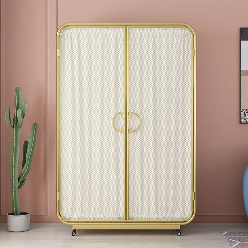 Armario de metal de dormitorio Estilo industrial Armario rectangular con puerta con puerta