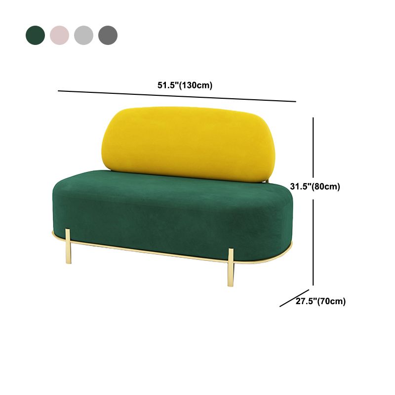 Divano senza braccio contemporaneo con schiena stretta per divano appartamento