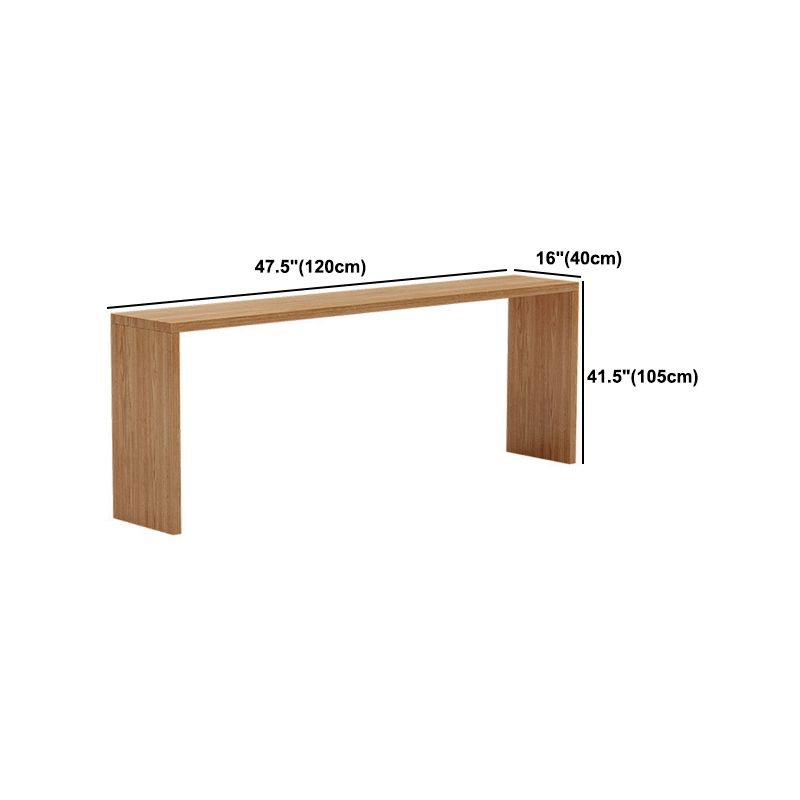 Luxurious Rectangle Pub Table Set 1/5/9 Pieces Wooden Counter Table with Backless Stools Clearhalo 'Bar Furniture' 'furn' 'furn_home_bar_bar_sets' 'Furniture' 'Home Bars & Bar Sets' 'home_bar_bar_sets' 'Kitchen & Dining Furniture' 1200x1200_71329007-2cde-4926-993f-b64becdf9b95