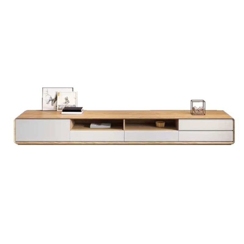 Wooden TV Media Console Scandinavian TV Stand Console with 4 Drawers Clearhalo 'furn' 'furn_tv_stands_entertainment_centers' 'Furniture' 'Living Room Furniture' 'TV Stands & Entertainment Centers' 'TV Stands & Media Storage Furniture' 'tv_stands_entertainment_centers' 1200x1200_713c2687-c097-4ffc-bfa0-880102114092