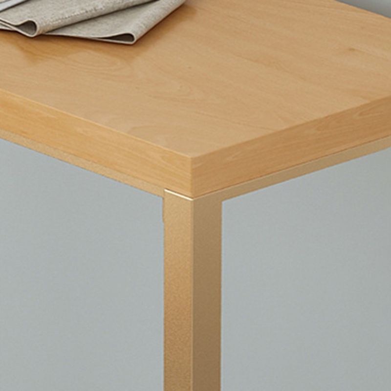 Glam Bar Height Table Solid Wood Top Bistro Bar Table with Trestle Base Clearhalo 'Bar Furniture' 'Bar Tables' 'bar_tables' 'furn' 'furn_bar_tables' 'Furniture' 'Kitchen & Dining Furniture' 1200x1200_713c78f3-825c-45cc-8726-4a8aec59a5c5