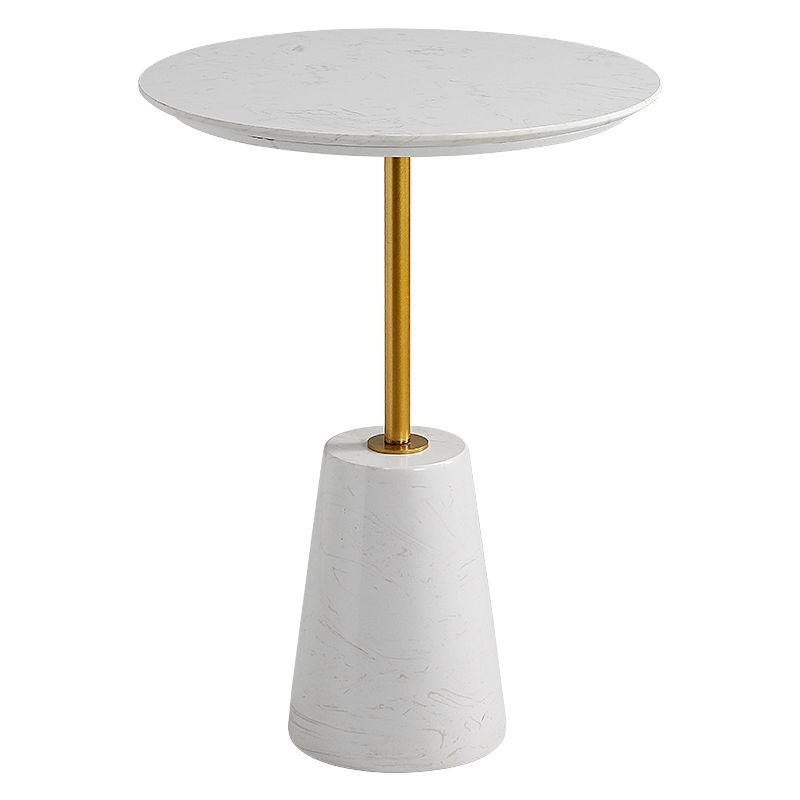 Tavolo da tavolo da golf di piedistallo contemporaneo Tavolo laterale per camera da letto